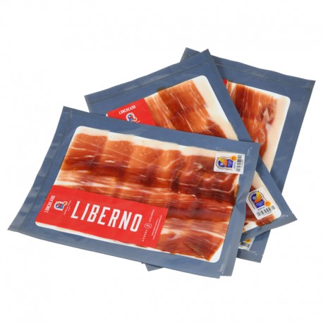 Jamón Liberno D.O.P Teruel Loncheado de 125 a 140 gr. Pack 25 unid. Jamón Liberno D.O.P Teruel Loncheado de 125 a 140 gr. Pack 25 unid.
