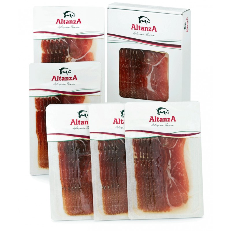 Estuche Especial Jamón Cebo de Campo ALTANZA 50 % Raza Ibérica 6x80 gr Estuche Especial Jamón Cebo de Campo ALTANZA 50 % Raza Ibérica 6x80 gr