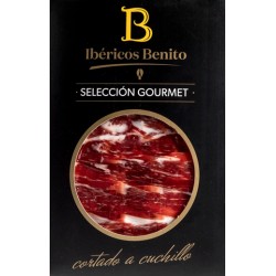 Jamón  Ibérico De Bellota Benito 100% R.I.  Loncheado a Mano En Sobre De 100Gr.Selección Gourmet