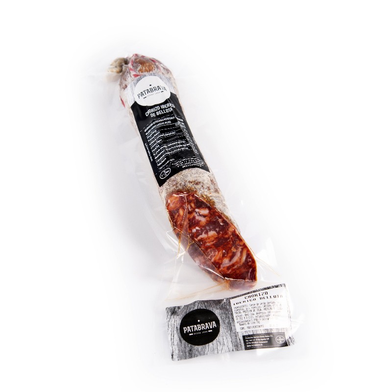 Chorizo ibérique pur bellota Patabrava DO Guijuelo Chorizo ibérique pur bellota Patabrava DO Guijuelo