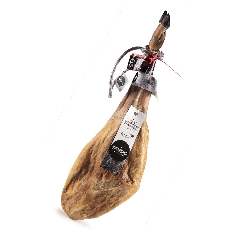 Patabrava Iberian Bellota ham, DO Guijuelo certified Grand Selection. Patabrava Iberian Bellota ham, DO Guijuelo certified Grand Selection.