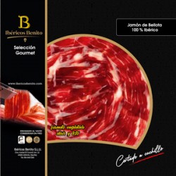 BENITO FIELD-FATTENED IBERIAN 100% BELLOTA HAM - -KNIFE CUT IN 100G PACKAGES