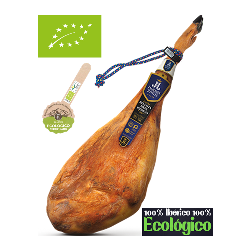 100% IBERICO ORGANIC ACORN-FED HAM JUVILES 100% IBERICO ORGANIC ACORN-FED HAM JUVILES